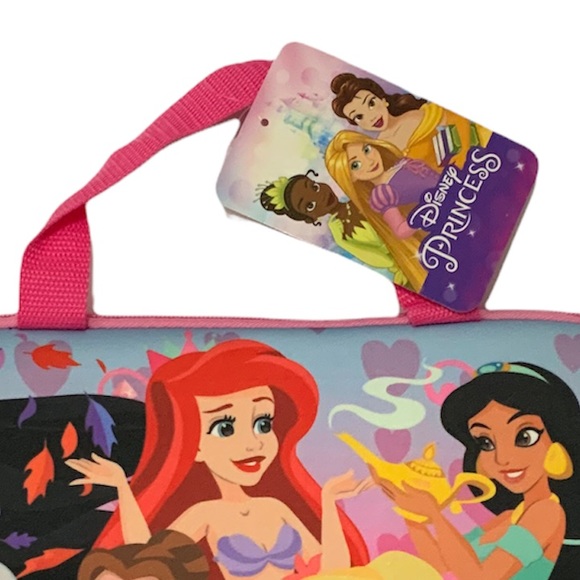 Disney Princess Tablet iPad Laptop Carrying Case Padded 13 X 10 in Multicolor - Picture 8 of 10